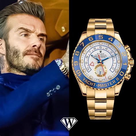 david beckham rolex|beckhams rolex yacht master.